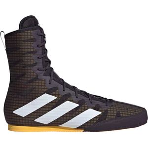 Adidas Box Hog 4 - Aurora Spark - Boksschoenen - Zwart / Geel - 43 1/3