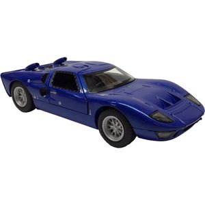 Kinsmart Auto Ford Gt40 Mkii 1966 Die-cast 1:36 Blauw