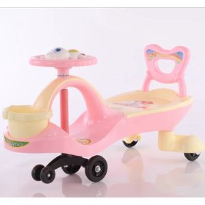 Wiggle Car pastel roos - roze loopauto PLasmacar swingauto TwistCar