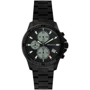 Prisma horloge P.2033 Chrono Explorer Black 10 ATM