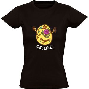 Celfie Dames T-shirt - foto - selfie - cel - grappig