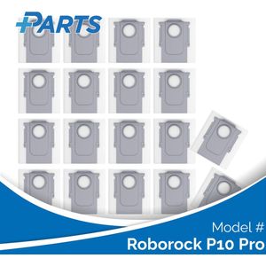 Roborock P10 Pro Stofzakken (18 Stuks, Plus.Parts® alternatief voor 8.02.0239)