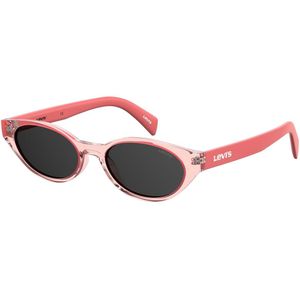 Levi's Zonnebril 1003/s Dames Cat.3 Cat-eye Polyamide Roze/grijs