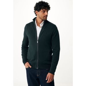 Mexx Vest Gebreid Donkergroen - Mannen - Dark Groen - Maat L