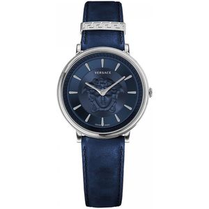 Versace VE8101619 horloge vrouw - Roestvrij Staal - zilver
