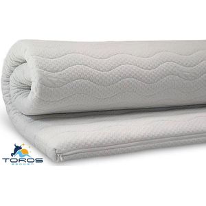 Toros Bedden Bamboo Topmatras Topper HR Topdekmatras 160x200x7 Koudschuim Deluxe