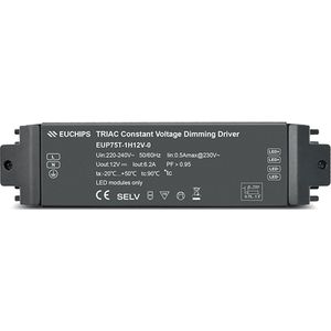 EUCHIPS - TRIAC - Dimbare LED Driver - 24V 75W 3.1A