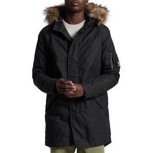 Superdry Service Faux Fur Trim Jas Mannen - Maat S