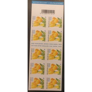 Bpost - 10 postzegels Europa Tarief 1 - gele tulp