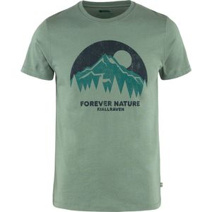 Fjallraven Nature T-shirt Heren Outdoorshirt - Patina Green - Maat M