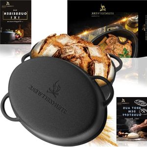 Baking Pan Bread Cast Iron Casserole - Steinzeitwerk®