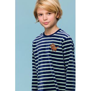 Woody pyjama unisex - labradoodle - streep -242-10-PLC-V/925 - maat 104