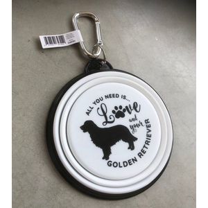MyDogGifts - Opvouwbare Honden Drinkbak – Golden Retriever