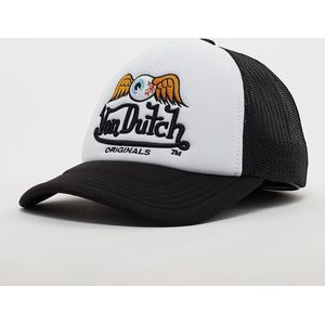 Von Dutch Pet - Zwart Wit - Fall '23 Collectie - One Size - Baseball Cap Heren - Trucker Cap Baker - Pet Heren Volwassenen - Pet Dames - Petten