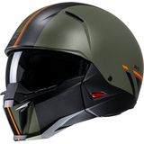 Hjc I20 Batol Groen Oranje MC4SF Jet Helm - Maat S - Helm