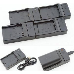 USB Oplader voor Sony BC-VM10 Accu NP-FM500H A99 A77 A58