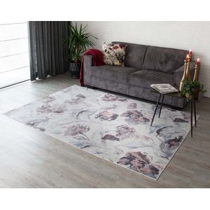 Rozenkelim vloerkleed Joy de Vivre - Feather Rose No.6 160x230 cm