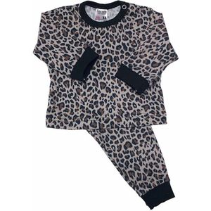 Beeren Bodywear Leopard Bruin/Zwart Maat 98/104 Pyjama 24-425-000-P151