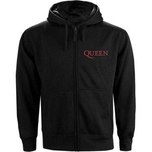 Queen - Classic Crest Vest met capuchon - L - Zwart