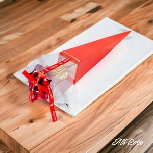 AliRose - Luxury Rose Gift - Goud met Rood - Red Box Set - Cadeau - Giftset - Holidays - Valentijn - Kerstcadeau - Relatie Geschenk