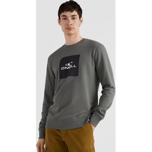 O'Neill Sweatshirts Men CUBE CREW Military Green L - Military Green 60% Cotton, 40% Recycled Polyester