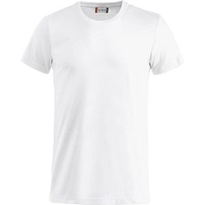 Clique 2 Pack Basic Fashion-T Modieus T-shirt kleur Wit maat XXL