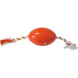 Merkloos Activitybal Met Floss Oranje / Wit 60 CM