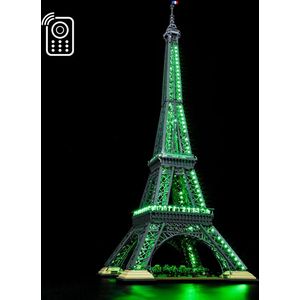 Light it up! - Verlichtingset met afstandsbediening geschikt voor Lego Eiffeltoren 10307