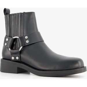 Only Shoes lage dames biker boots zwart - Maat 37