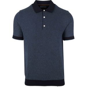 Suitable - Polo Donkerblauw - Modern-fit - Heren Poloshirt Maat XXL