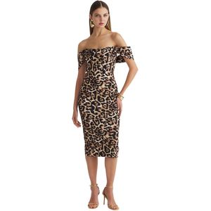 Trendyol Ecru Body-Styling Corset Met Gedetailleerde Geweven Elegante Avondjurk Tprss22El00097