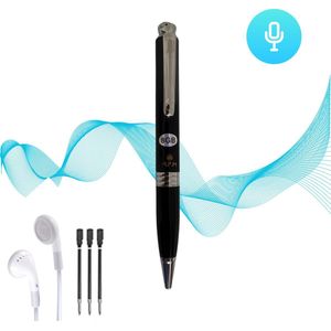 SpyPen Afluisterapparaat - Afluisterapparatuur- Voice recorder - Dictafoon - Spy recorder - Afluisteren & Opnemen - 8GB