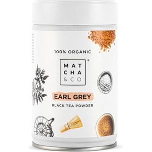 Earl Grey Black Tea Powder - zwarte thee - 70gr - ongeveer 140 kopjes