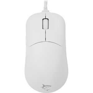 Witte Shark - GRAPHENE-W - Gaming Muis - Wit