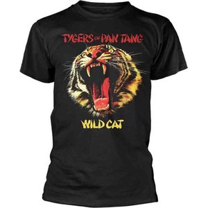 Tygers Of Pan Tang Heren Tshirt -L- Wild Cat Zwart