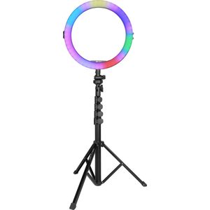 Kingjoy AFI LED RGB Ring Light R11F Statief kit