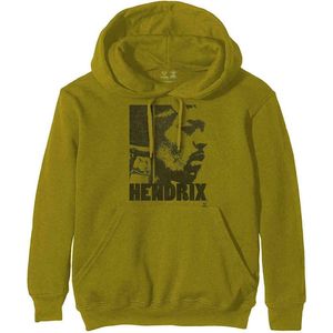 Jimi Hendrix - Let Me Live Hoodie/trui - XL - Groen