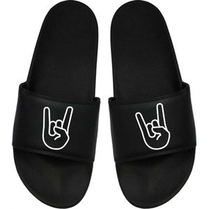 Cadeau Sint - Cadeau Kerst - Cadeau Badslippers - Badslippers Hard Rock - Cadeau - Heavy Metal 47