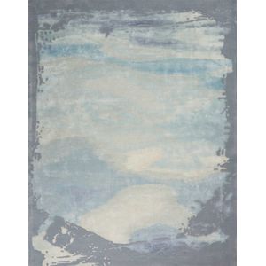 Vloerkleed Nourison Prismatic Seafoam Silver PRS19 - maat 168 x 226 cm