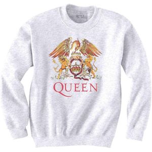 Queen - Classic Crest Sweater/trui - S - Wit