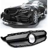 Grill Sport grille past voor Mercedes W205 FACELIFT zwart / zwart