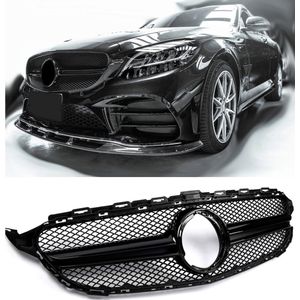 Grill Sport grille past voor Mercedes W205 FACELIFT zwart / zwart