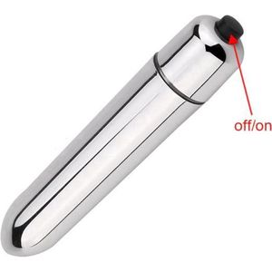 Mini Bullet Vibrator I Mini Vibrator I Vibrator voor Vrouwen I Clitoris en G Spot Stimulatie I Zilver