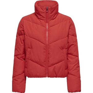 Only Jas Onlmaggi Life Solid Puffer Cc Otw 15308639 High Risk Red Dames Maat - XL