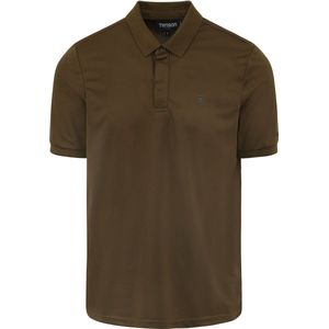 Tenson - Poloshirt Txlite Olijfgroen - Modern-fit - Heren Poloshirt Maat M