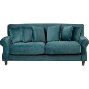 Bank EIKE Fluweel Blauwgroen 2-zitter