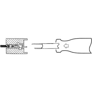 Wurth - Ontgrendelgereedschap, asymm. grendelnokken - Ontgrendelgereedschap Voor connectors met twee asymmetrische grendelnokken x 1 st