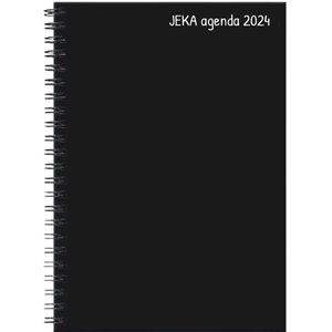 Castelli Jeka agenda 2025 - A5 formaat - met wire-o-binding - omslagdessin zwart