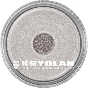 Kryolan polyester glitter 4 gram zilver