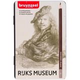 Bruynzeel Hollandse Meesters blik 12 grafietpotloden - Zelfportret Rembrandt